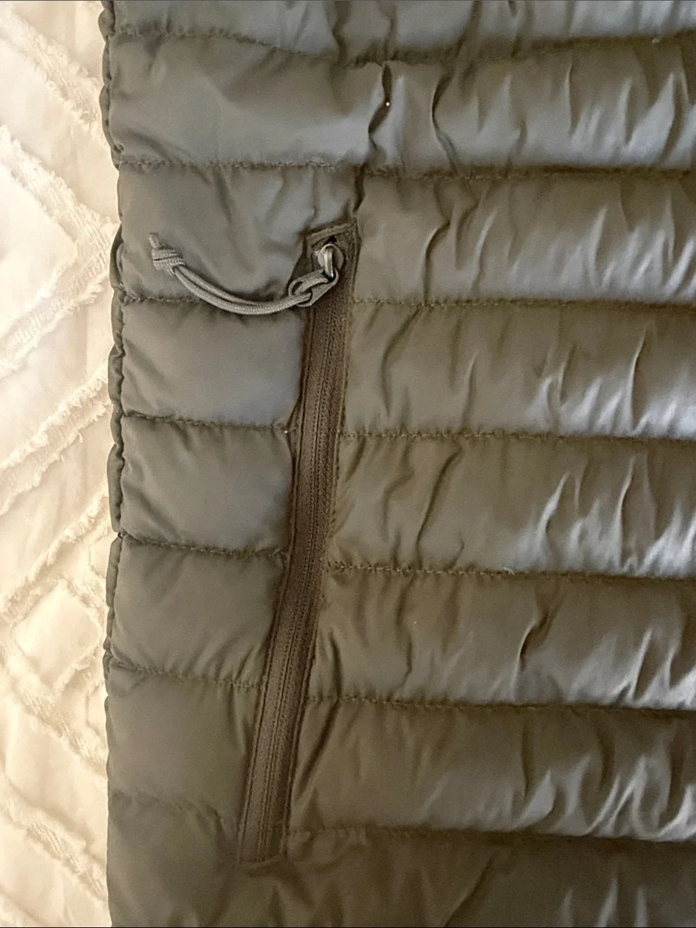 The North Face Men's Puffy Down Vest in Olive